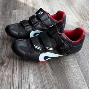 Peloton cycling Black and Red Sneakers